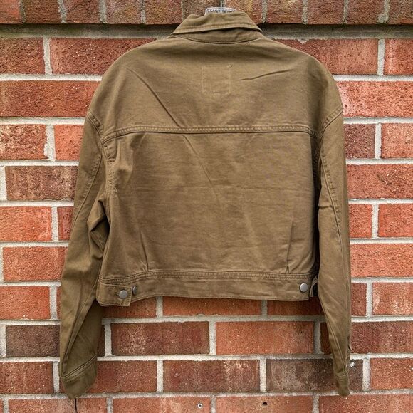 AVEC LES FILLES Denim Jacket sz Medium NWT - Picture 4 of 12